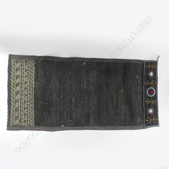 An Afghan horsehair veil. 880 x 430mm